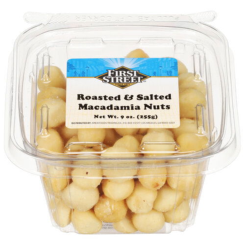 First Street Macadamia Nuts, Roasted & Salted