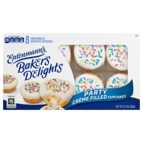 Entenmann's Cupcakes, Party Creme Filled