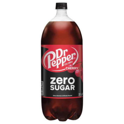 Dr Pepper Soda, Zero Sugar, Cherry