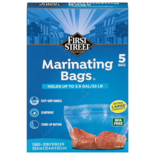 First Street Extra Large Marinating Bags Image 1 of 4