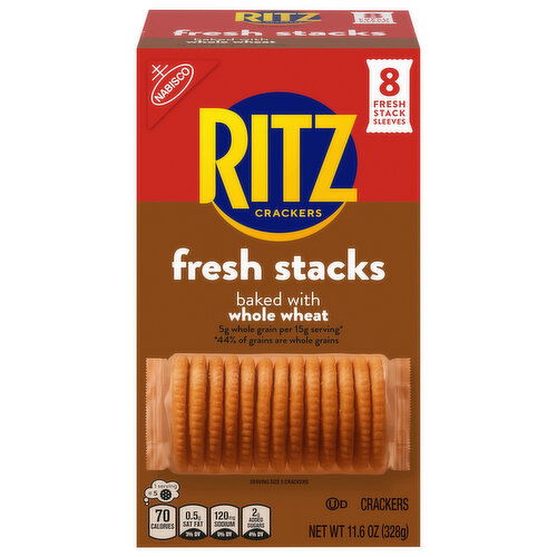 Ritz Crackers, Fresh Stacks, Whole Wheat