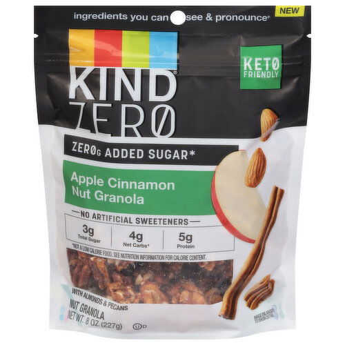 Kind Nut Granola, Zero Sugar, Apple Cinnamon