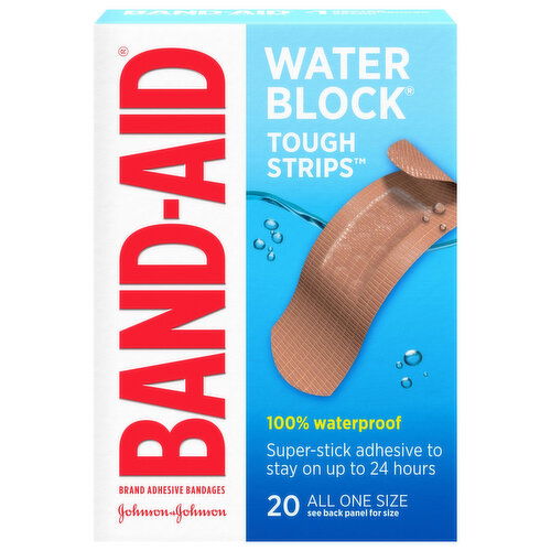 Band-Aid Water Block All One Size Adhesive Bandages
