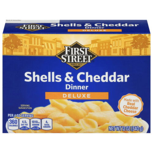 First Street Shells & Cheddar Dinner, Deluxe