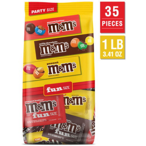 M&M'S M&M'S Milk Chocolate Candy Fun Size Variety Bag 