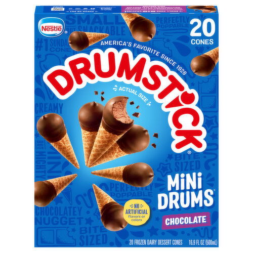 Drumstick Mini Mini Drums Chocolate Sundae Cones