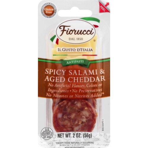 Fiorucci Spicy Salami & Aged Cheddar