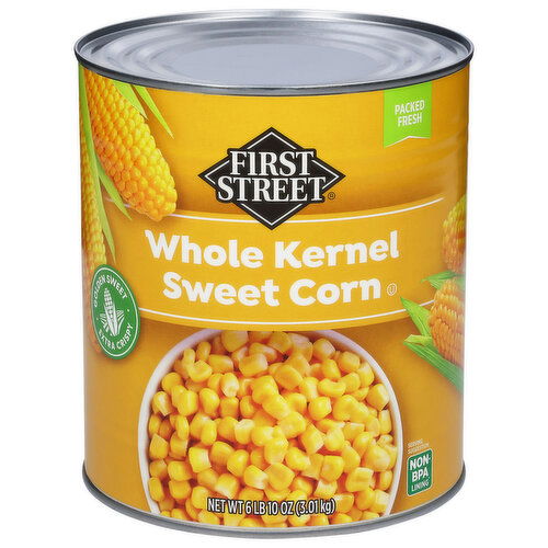 First Street Sweet Corn, Whole Kernel