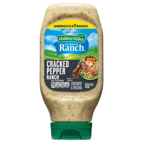 Hidden Valley Cracked Pepper Ranch Condiment & Dressing