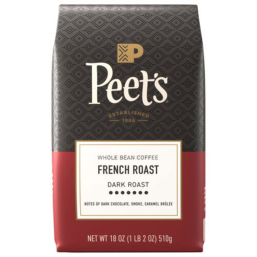Peet's Whole Bean Dark Roast French Roast Coffee