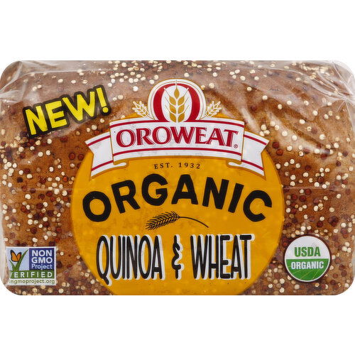 OROWEAT Bread, Organic, Quinoa & Wheat