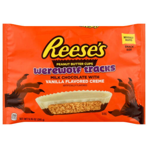 Reese's Peanut Butter Cups, Werewolf Tracks, Snack Size
