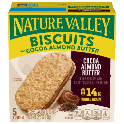 Nature Valley Cocoa Almond Butter Biscuits