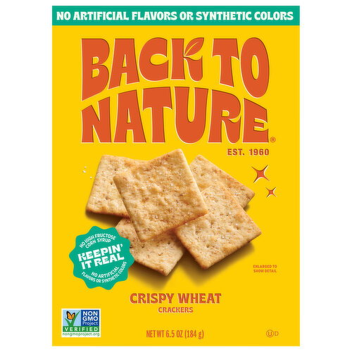 Back to Nature Crispy Wheat Crackers Image 1 of 6
