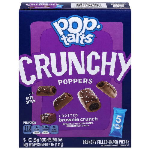 Pop-Tarts Crunchy Poppers, Frosted Brownie Crunch