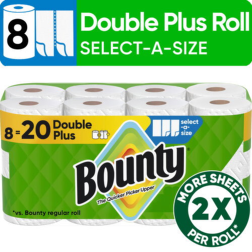 Bounty Paper Towels Select-A-Size Image 1 of 6