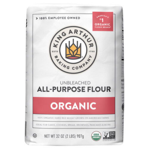 King Arthur Baking Company Organic Unbleached All-Purpose Flour