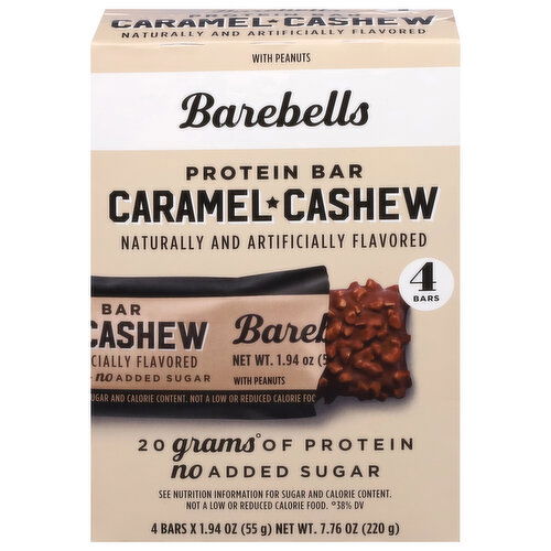 Barebells Caramel + Cashew Protein Bars