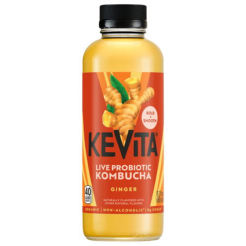 KeVita Live Probiotic Ginger Kombucha