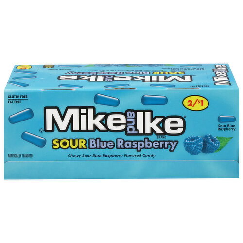 Mike and Ike Chewy Sour Blue Raspberry Candy Image 1 of 6