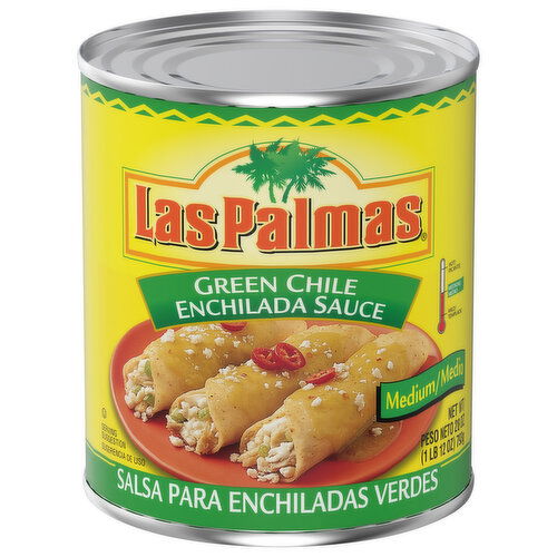 Las Palmas Medium Green Chile Enchilada Sauce