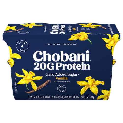 Chobani Lowfat Greek Vanilla Yogurt