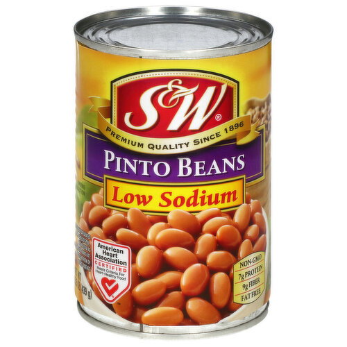 S&W Low Sodium Pinto Beans