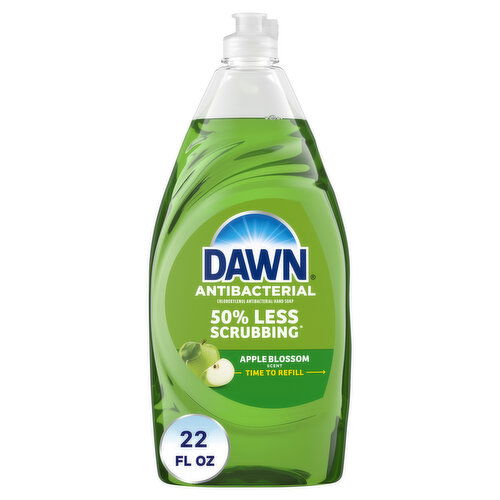 Dawn Ultra Antibacterial Hand Soap, Apple Blossom, 28 Fl Oz