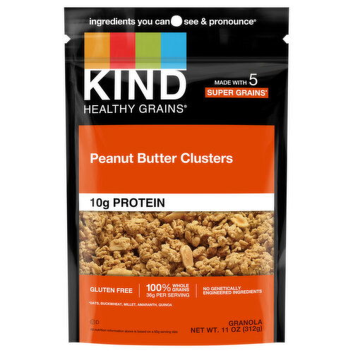 Kind Granola, Peanut Butter Clusters