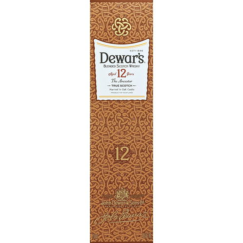 Dewars Scotch Whisky, Blended, The Ancestor