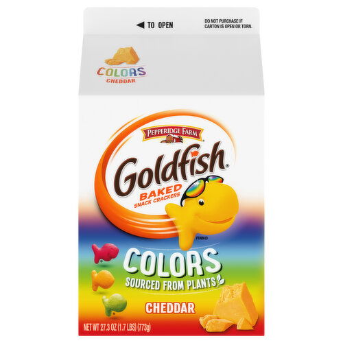 Goldfish Baked Snack Crackers, Cheddar