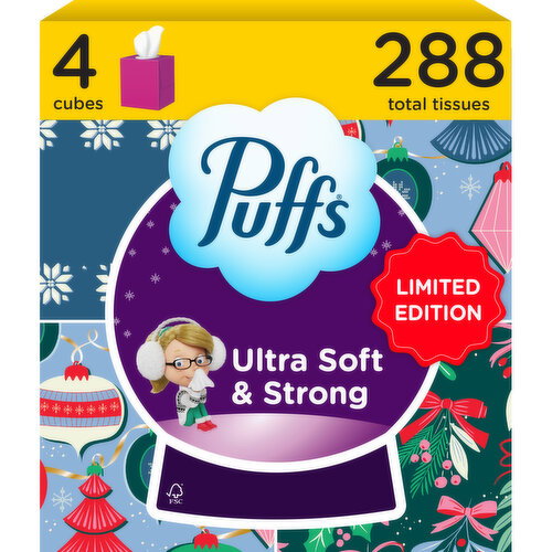 Puffs Ultra Soft Facial Tissues Image 1 of 6