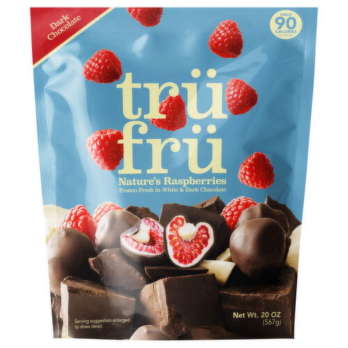 Tru Fru Dark Chocolate Nature's Raspberries