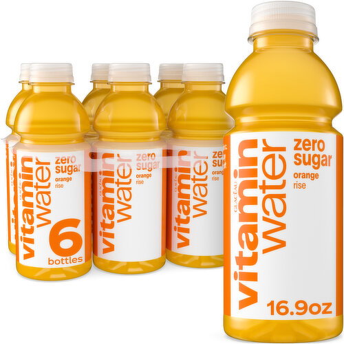 vitaminwater Zero Sugar Rise Flavored Water Bottles Image 1 of 11