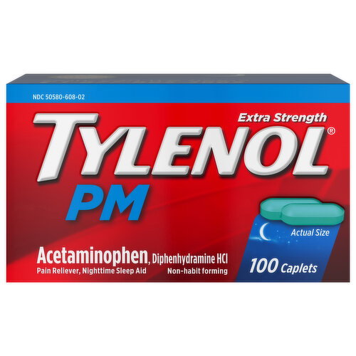 Tylenol PM Extra Strength Caplets Sleep Aid Image 1 of 3
