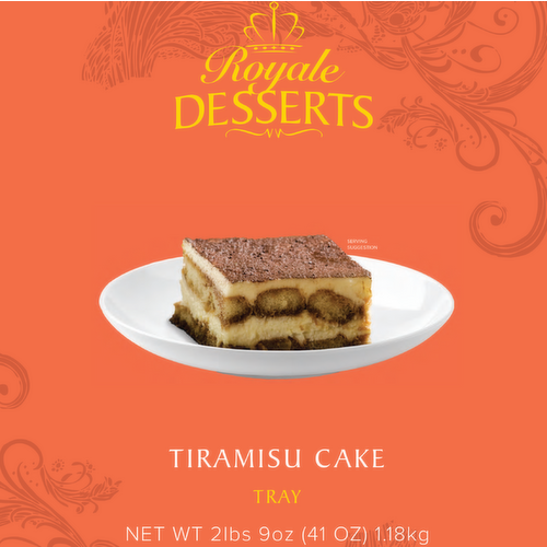 Royale Desserts Round Tiramisu Cake