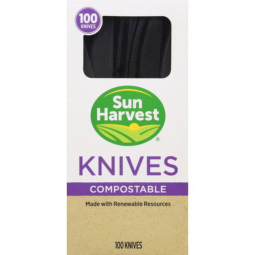 Sun Harvest Knives, Compostable