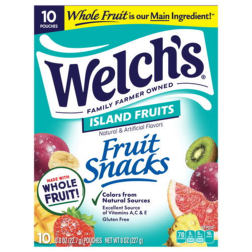 Welch's Fruit Snacks, Island Fruits