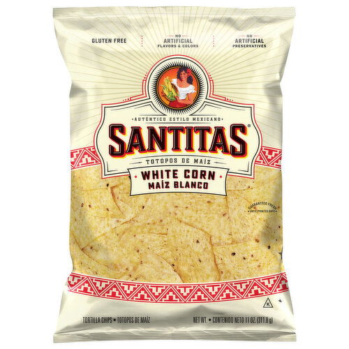 Santitas White Corn Tortilla Chips