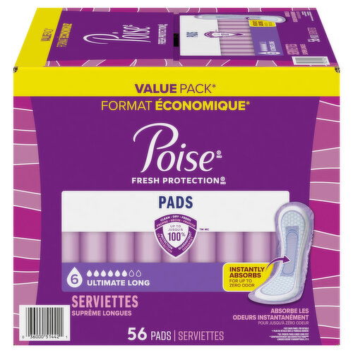 Poise Ultimate Long Pads Value Pack