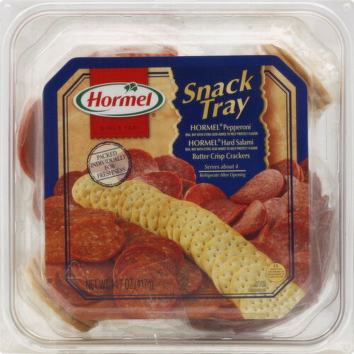 Hormel Pepperoni & Salami Snack Tray