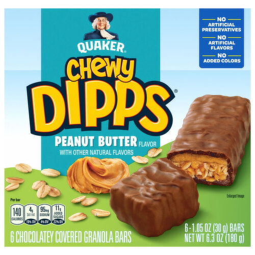 Quaker Peanut Butter Flavor Granola Bars