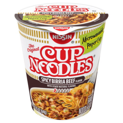 Nissin The Original Spicy Birria Beef Flavor Ramen Noodle Soup Image 1 of 6