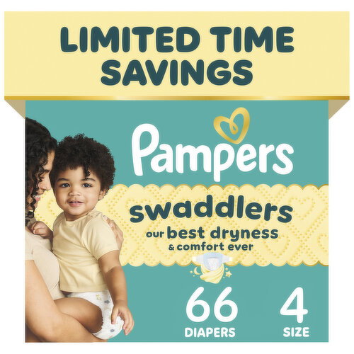 Pampers Diapers, Size S4 Image 1 of 6