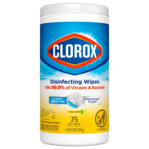 Clorox Crisp Lemon Disinfecting Wipes