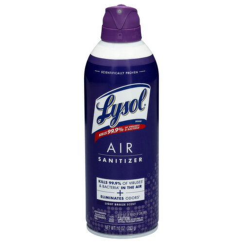 Lysol Air Sanitizer, Light Breeze Scent