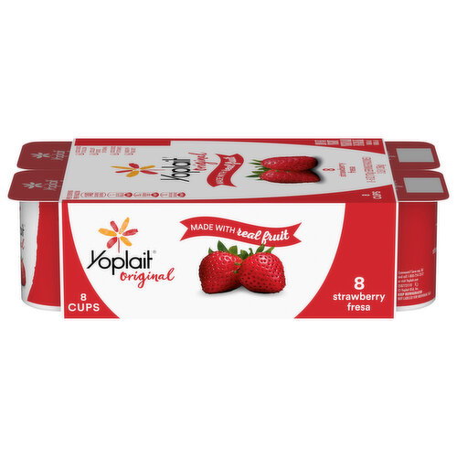 Yoplait Low Fat Strawberry Yogurt Image 1 of 6