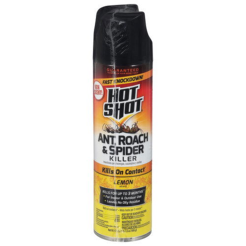 Hot Shot Ant, Roach & Spider Killer, Lemon Scent