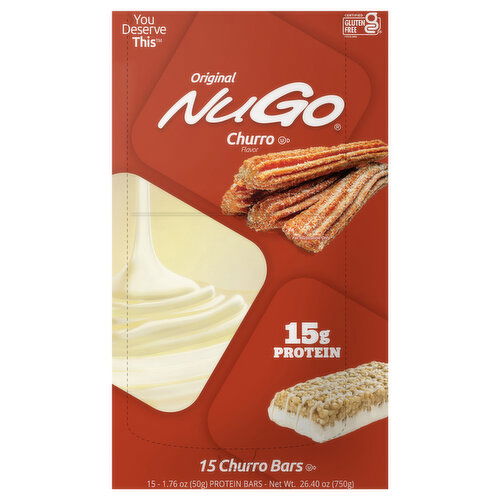 NuGo Original Churro Flavor Protein Bars