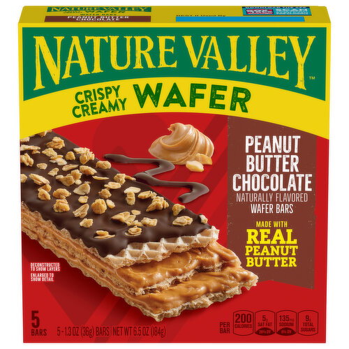 Nature Valley Crispy Creamy Peanut Butter Chocolate Wafer Bars